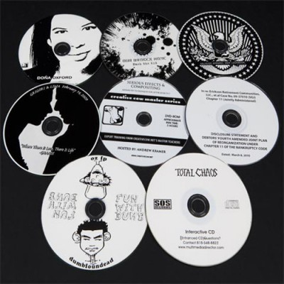 CD black and white printing