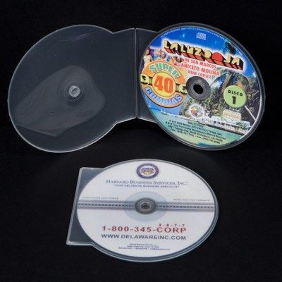CD in clam shell